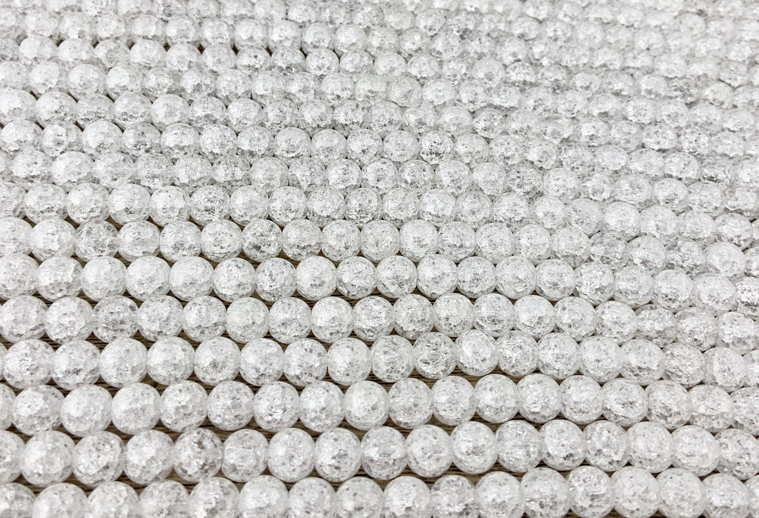 6mm Crackled Quartz Bead | Bellaire Wholesale