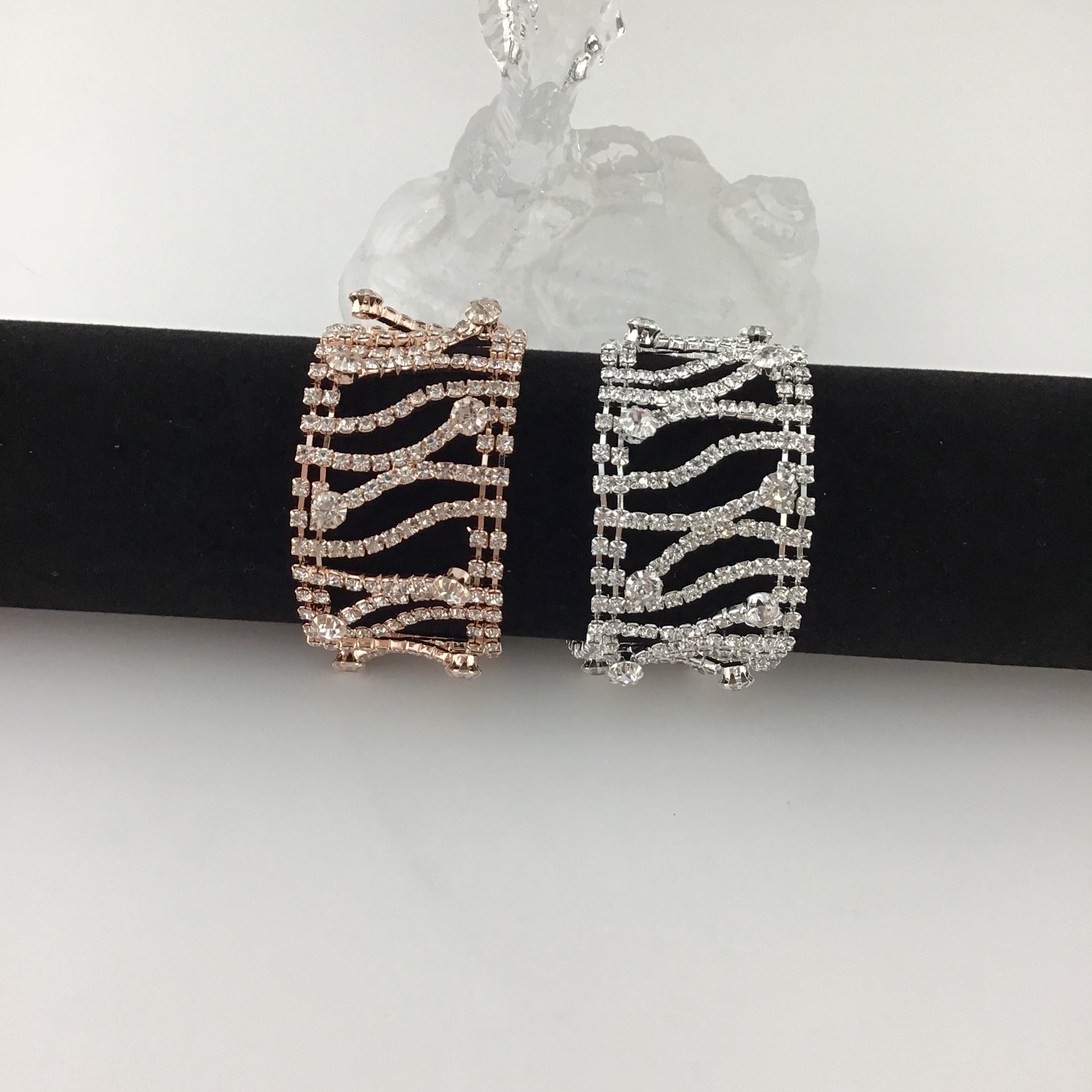 Rhinestone Bracelet, Silver | Bellaire Wholesale