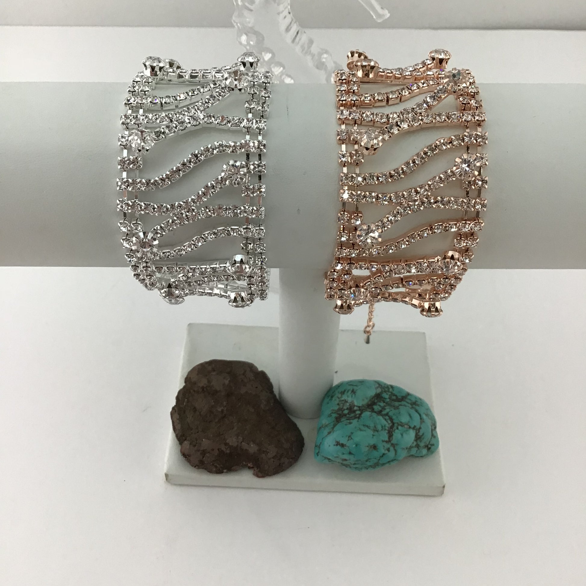 Rhinestone Bracelet, Silver | Bellaire Wholesale