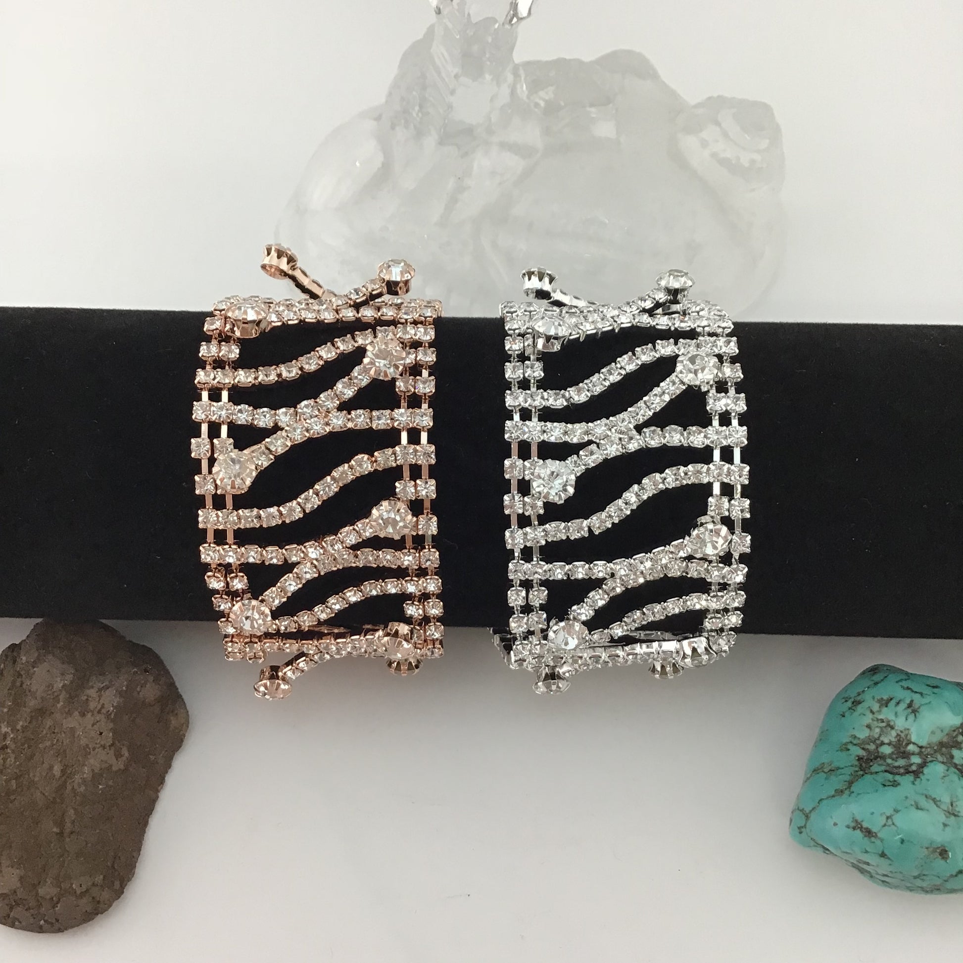 Rhinestone Bracelet, Silver | Bellaire Wholesale