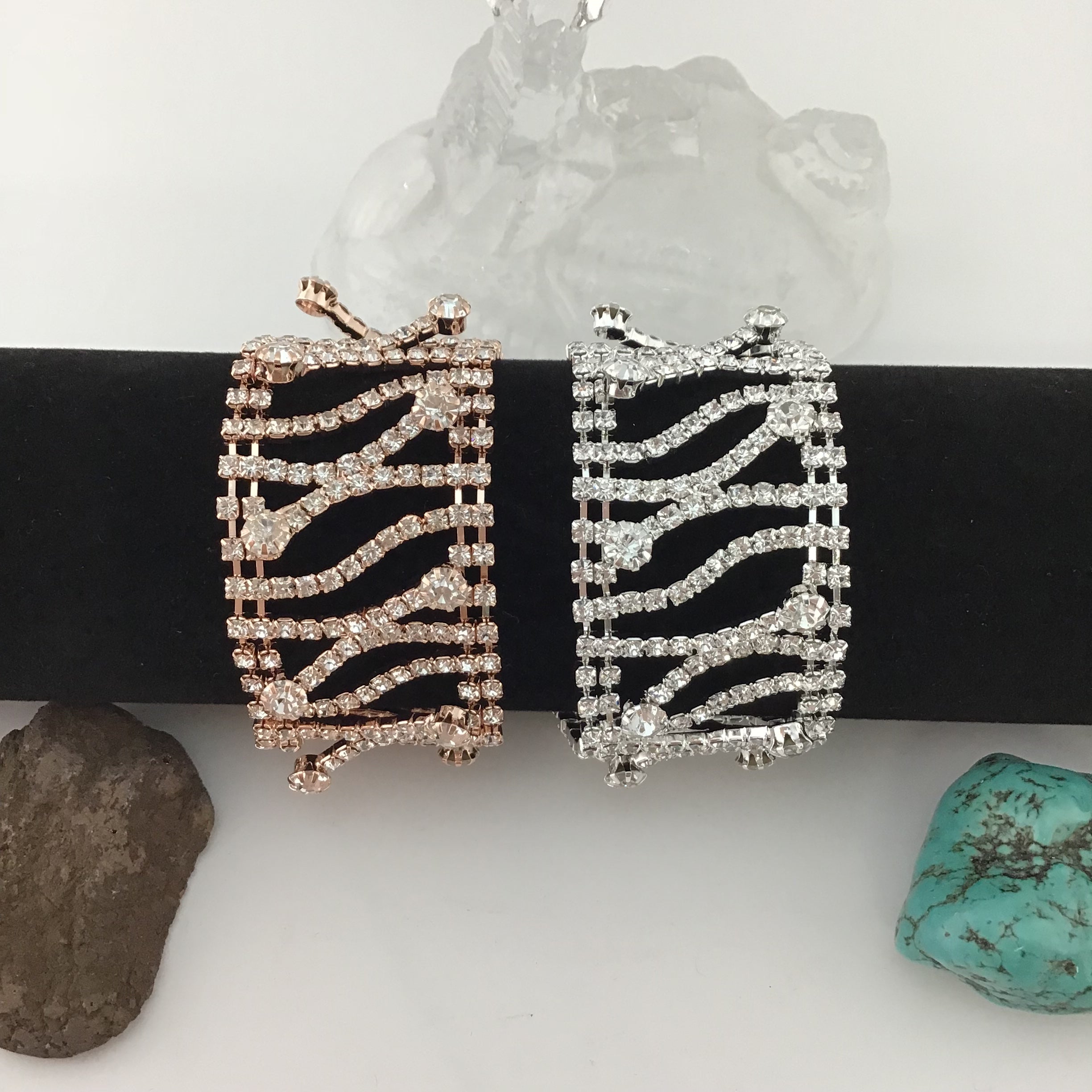 Rhinestone Bracelet, Silver | Bellaire Wholesale