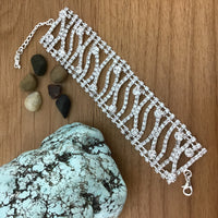 Rhinestone Bracelet, Silver | Bellaire Wholesale