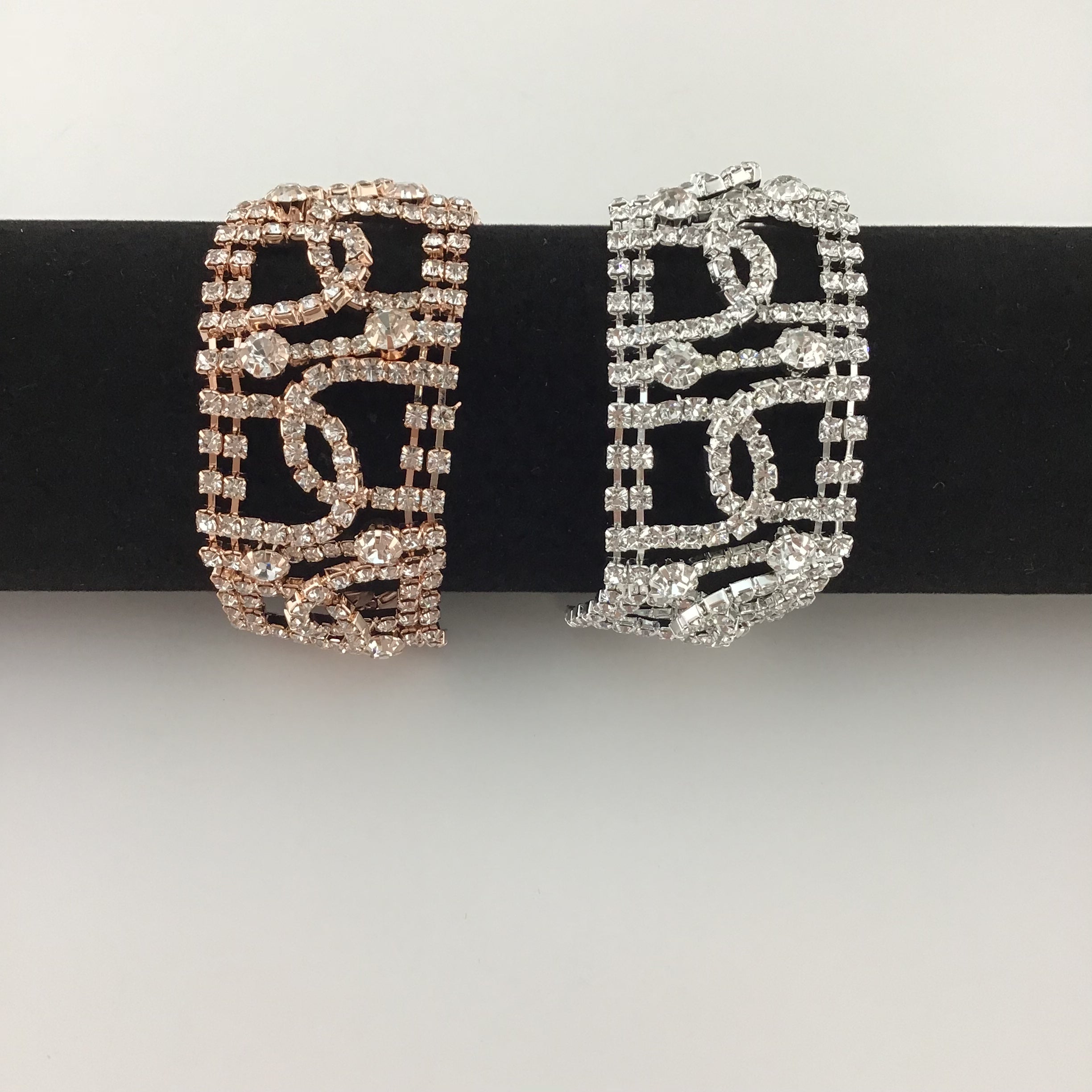 Rhinestone Bracelet, Silver | Bellaire Wholesale