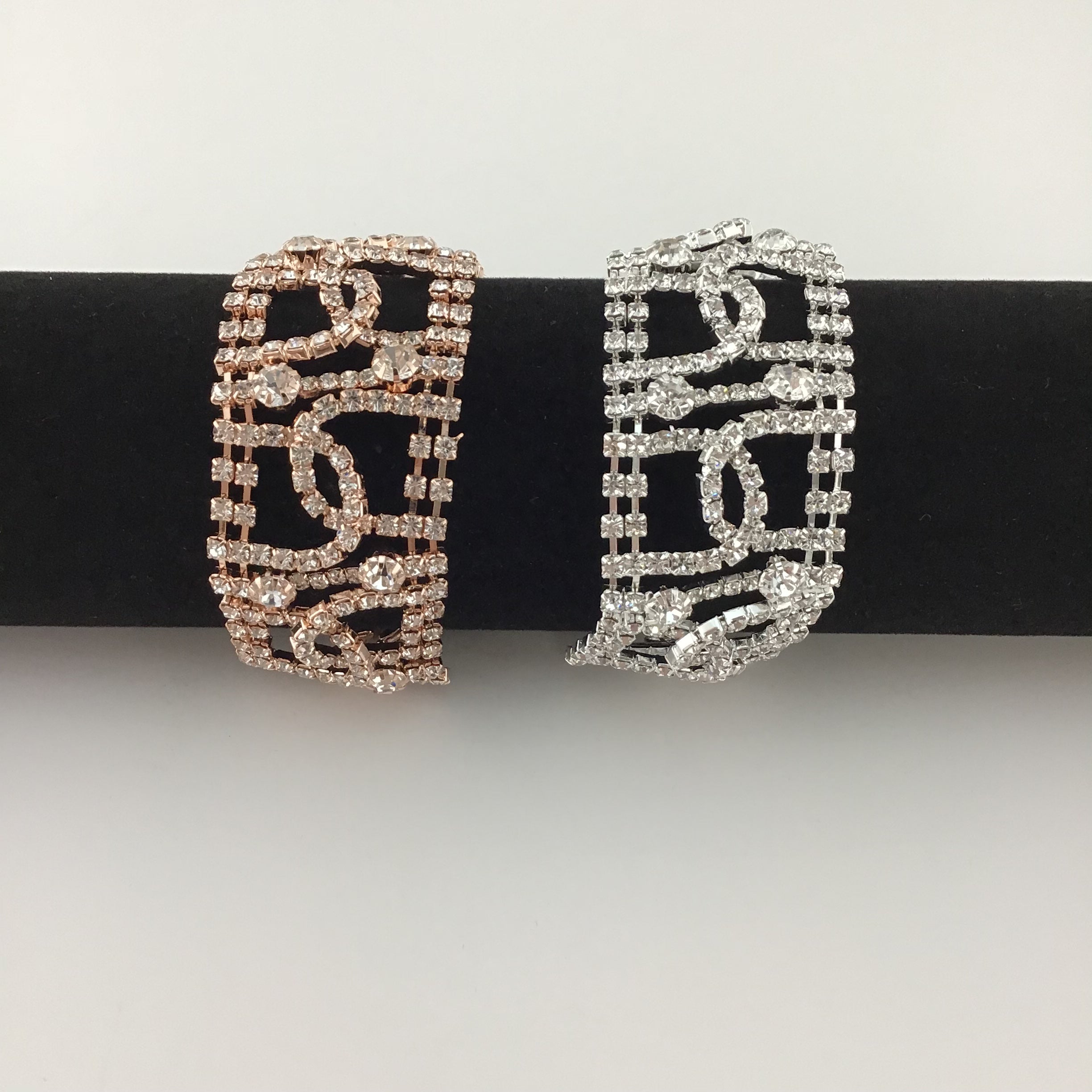 Rhinestone Bracelet, Silver | Bellaire Wholesale