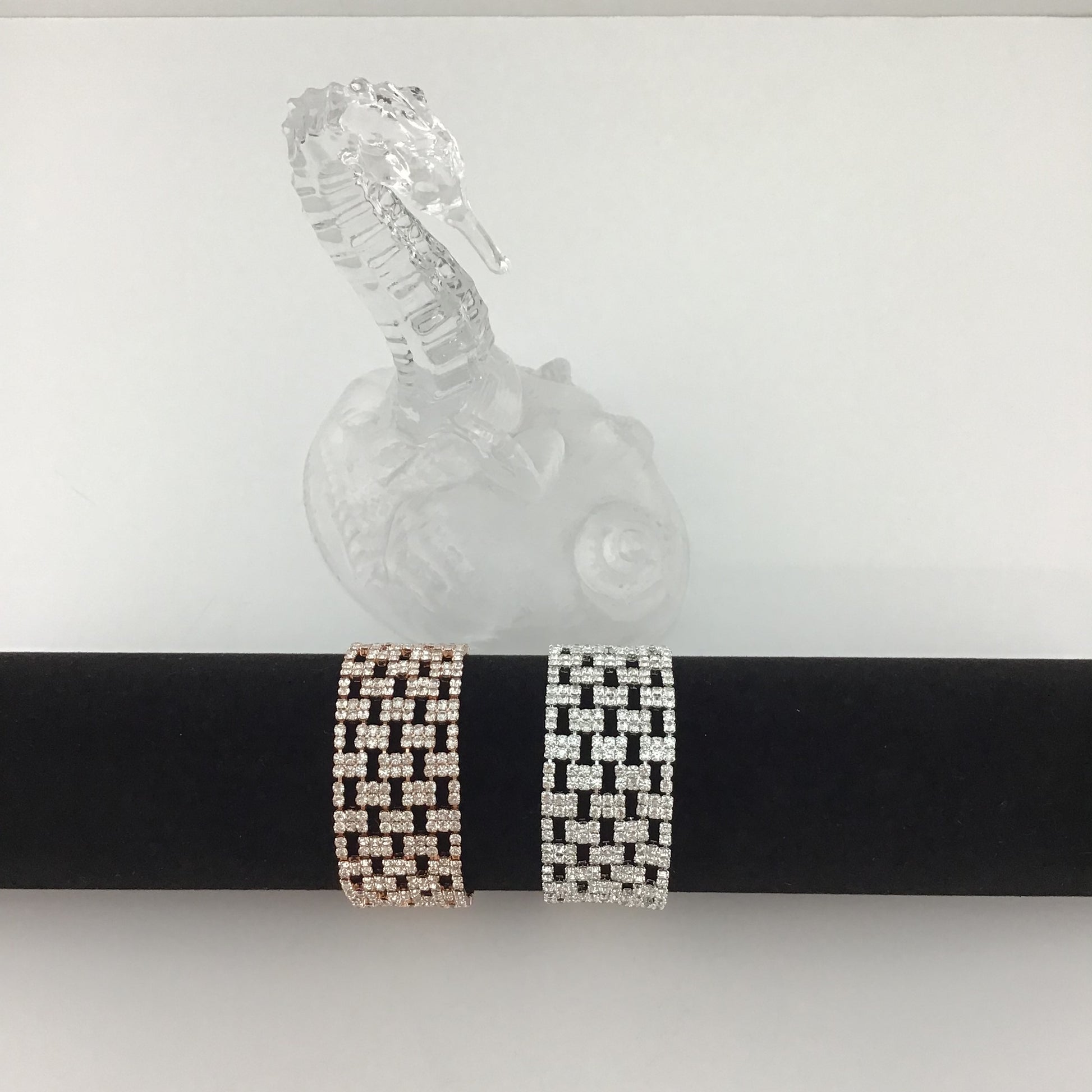 Rhinestone Bracelet, Silver | Bellaire Wholesale