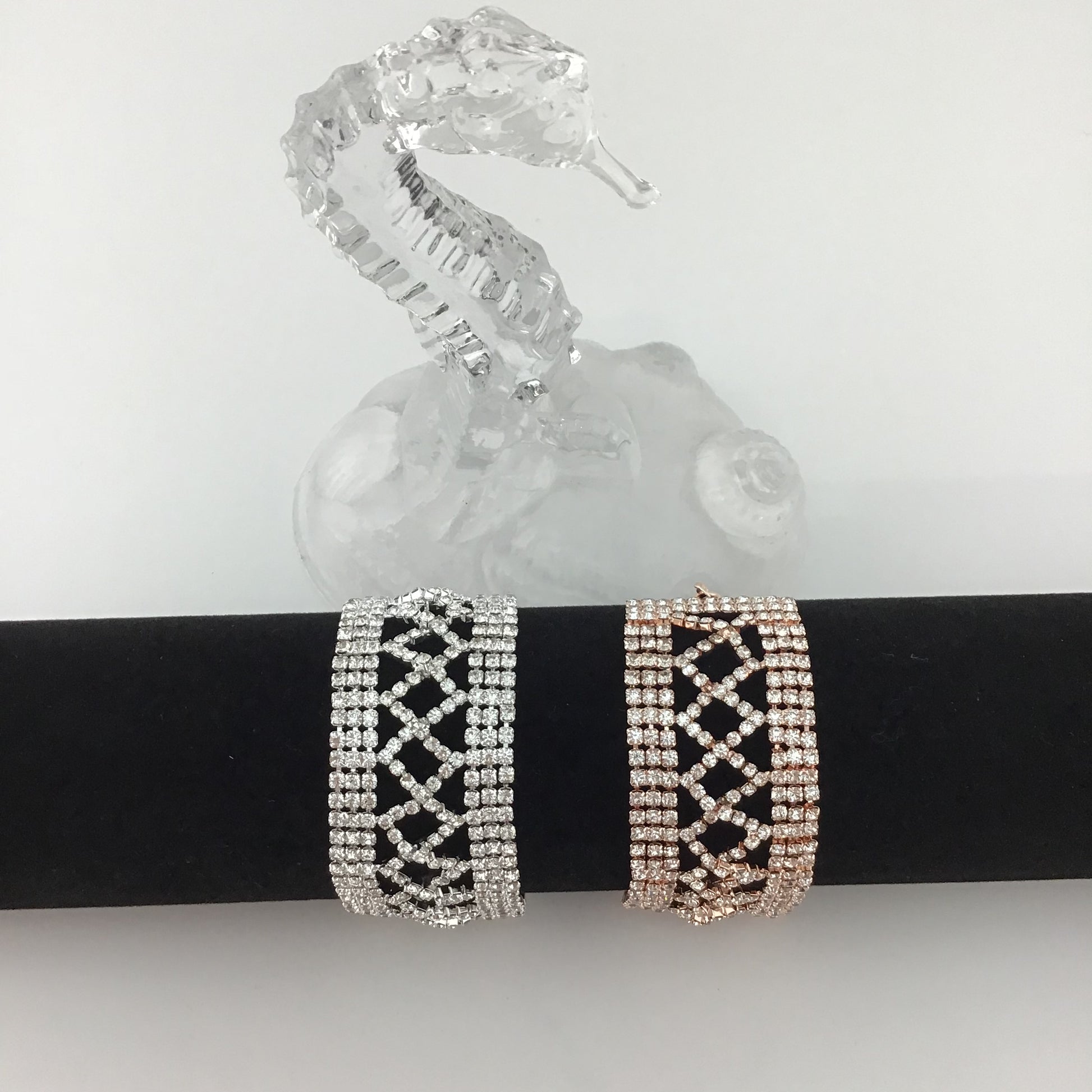 Rhinestone Bracelet, Silver | Bellaire Wholesale
