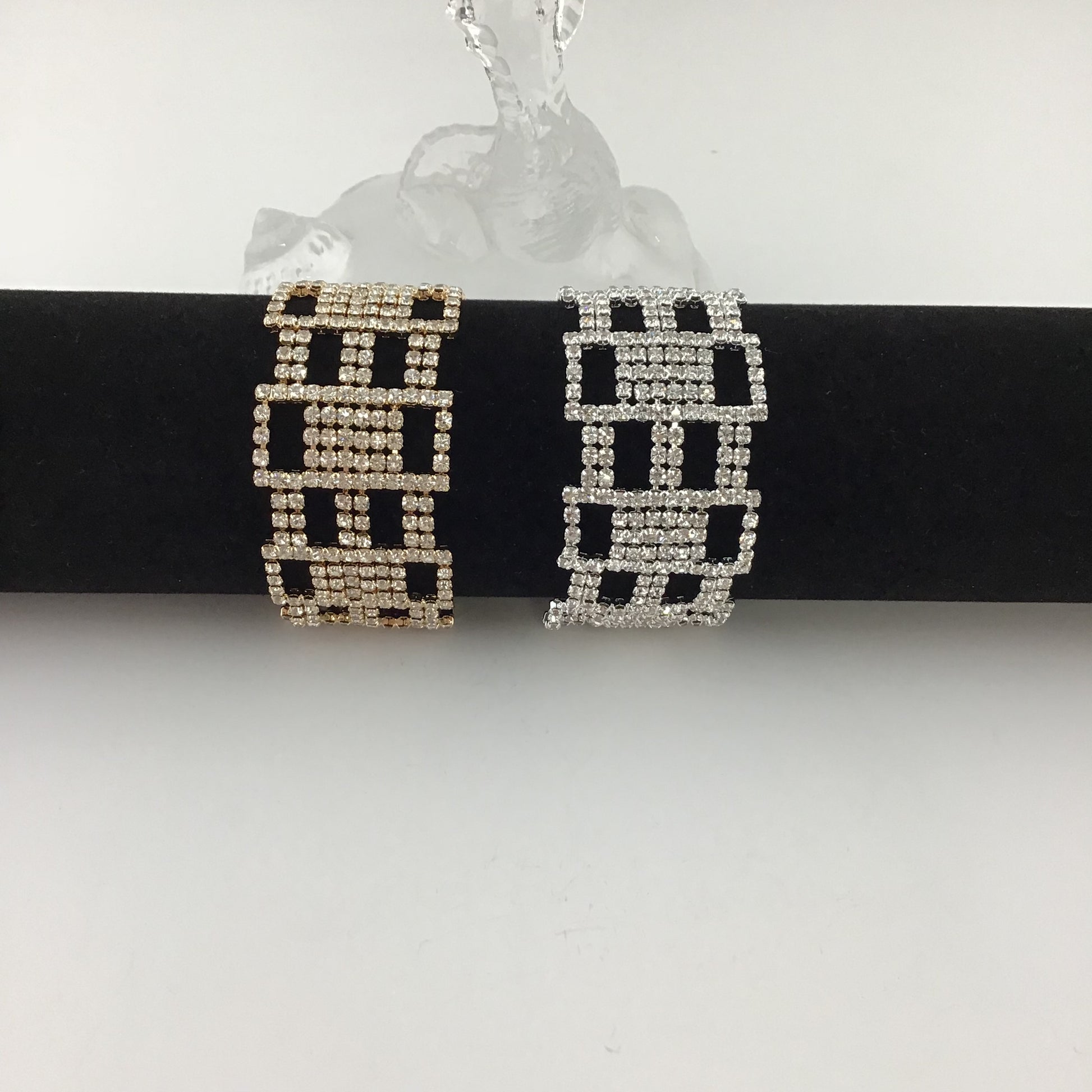 Rhinestone Bracelet, Silver | Bellaire Wholesale