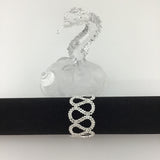Rhinestone Bracelet, Silver