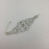 Rhinestone Bracelet, Silver | Bellaire Wholesale