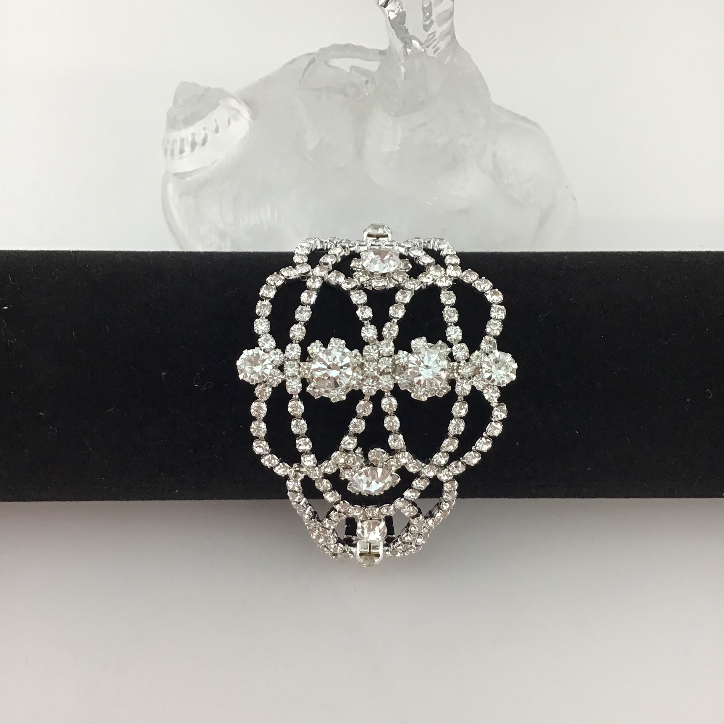Rhinestone Bracelet, Silver | Bellaire Wholesale