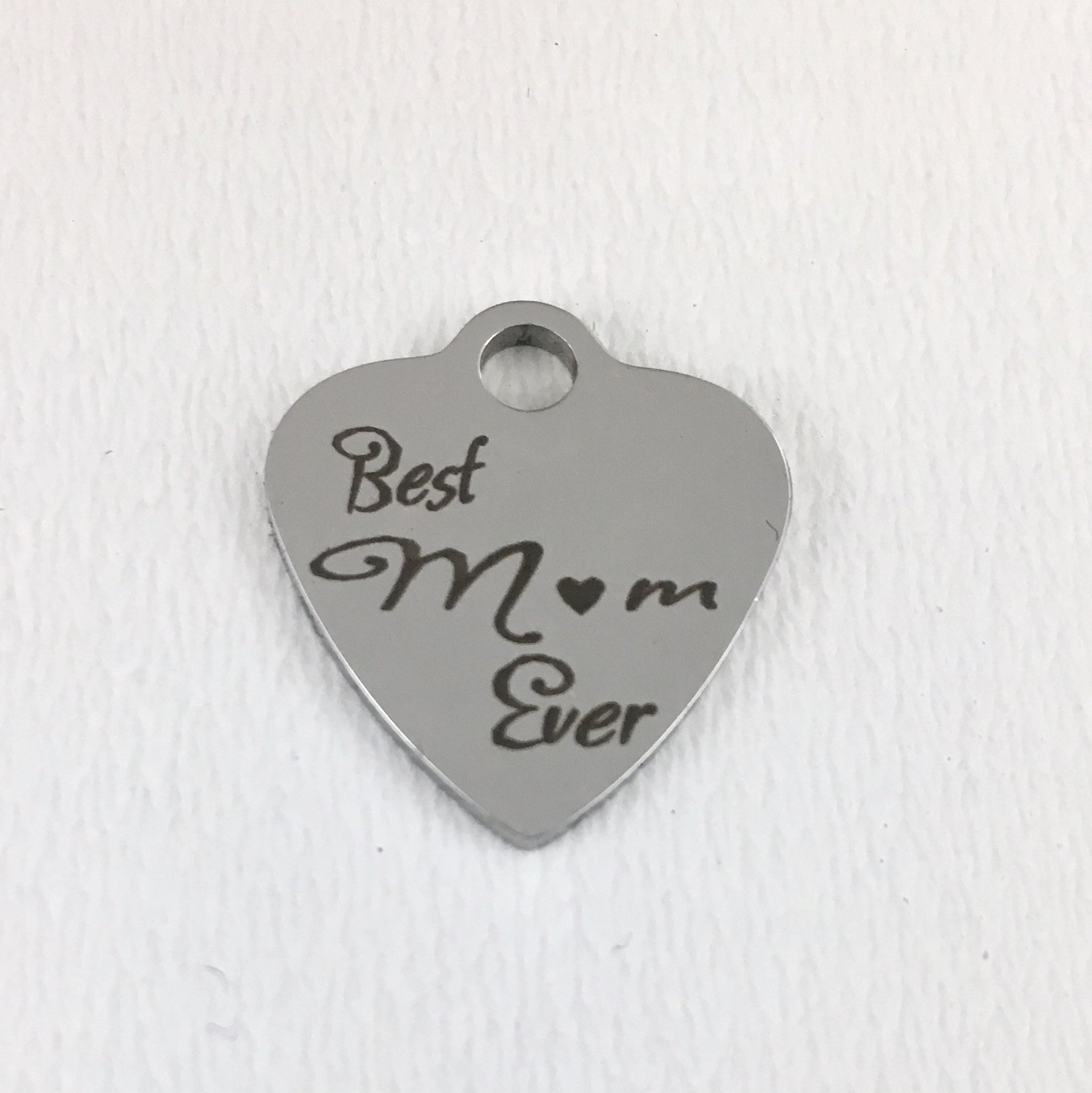 Best Mom Ever Engraved Charm | Bellaire Wholesale