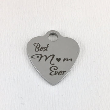 Best Mom Ever Engraved Charm | Bellaire Wholesale