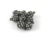 8mm CZ Magnet Lock 2 Sets, Gunmetal | Bellaire Wholesale