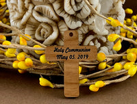 Holy Communion Personalized Wood Cross | Bellaire Wholesale