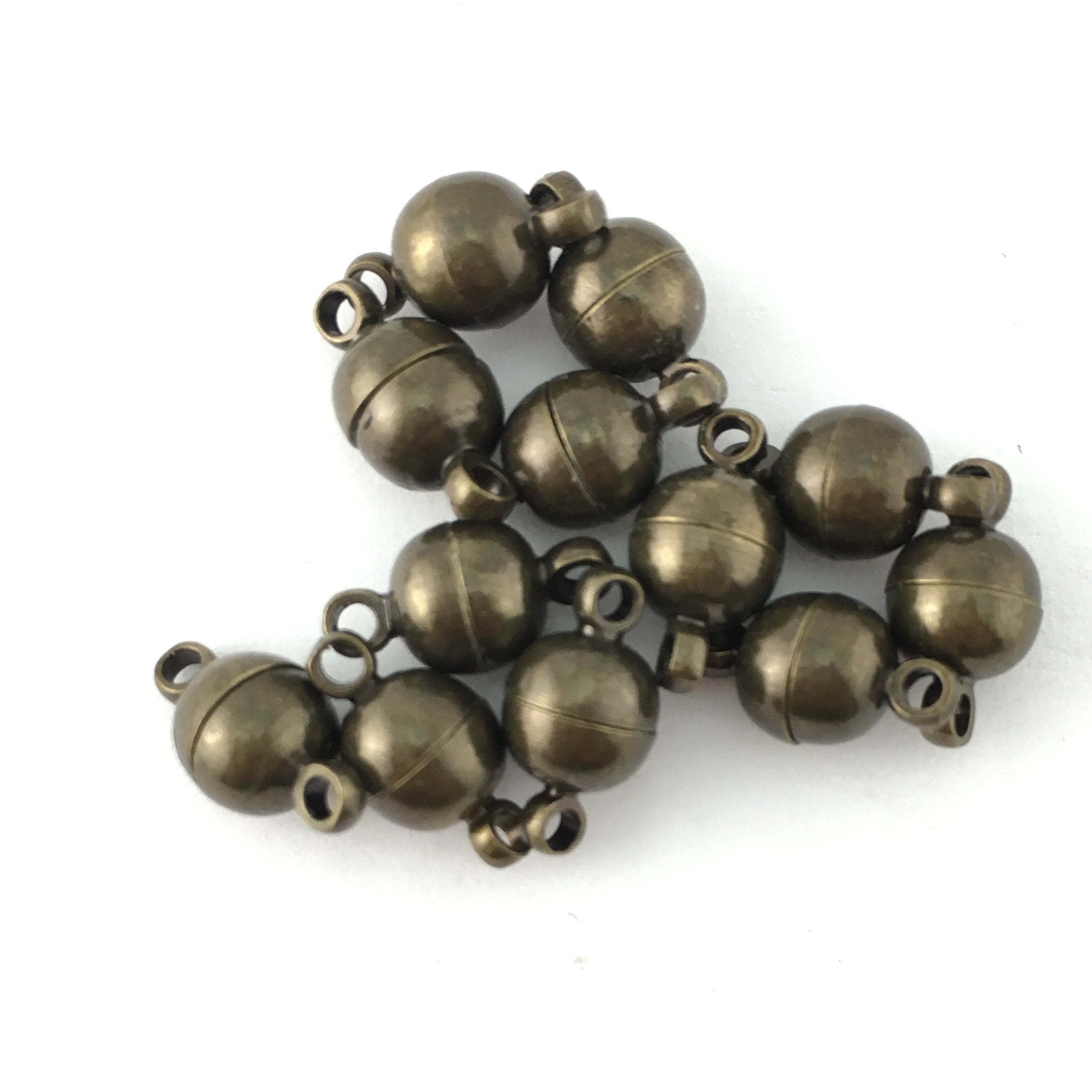 Small Size Magnetic Lock Set of 6, Bronze | Bellaire Wholesale