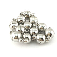 Small Size Magnetic Lock Set of 6, Rhodium | Bellaire Wholesale