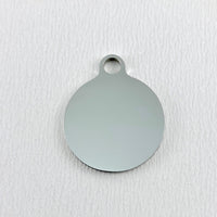 Health is the new wealth Engraved Round Charm | Bellaire Wholesale