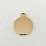 Inhale Exhale Round Personalized Charm | Bellaire Wholesale