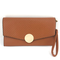 Tan Clutch | Bellaire Wholesale