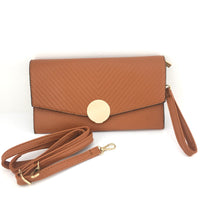 Tan Clutch | Bellaire Wholesale