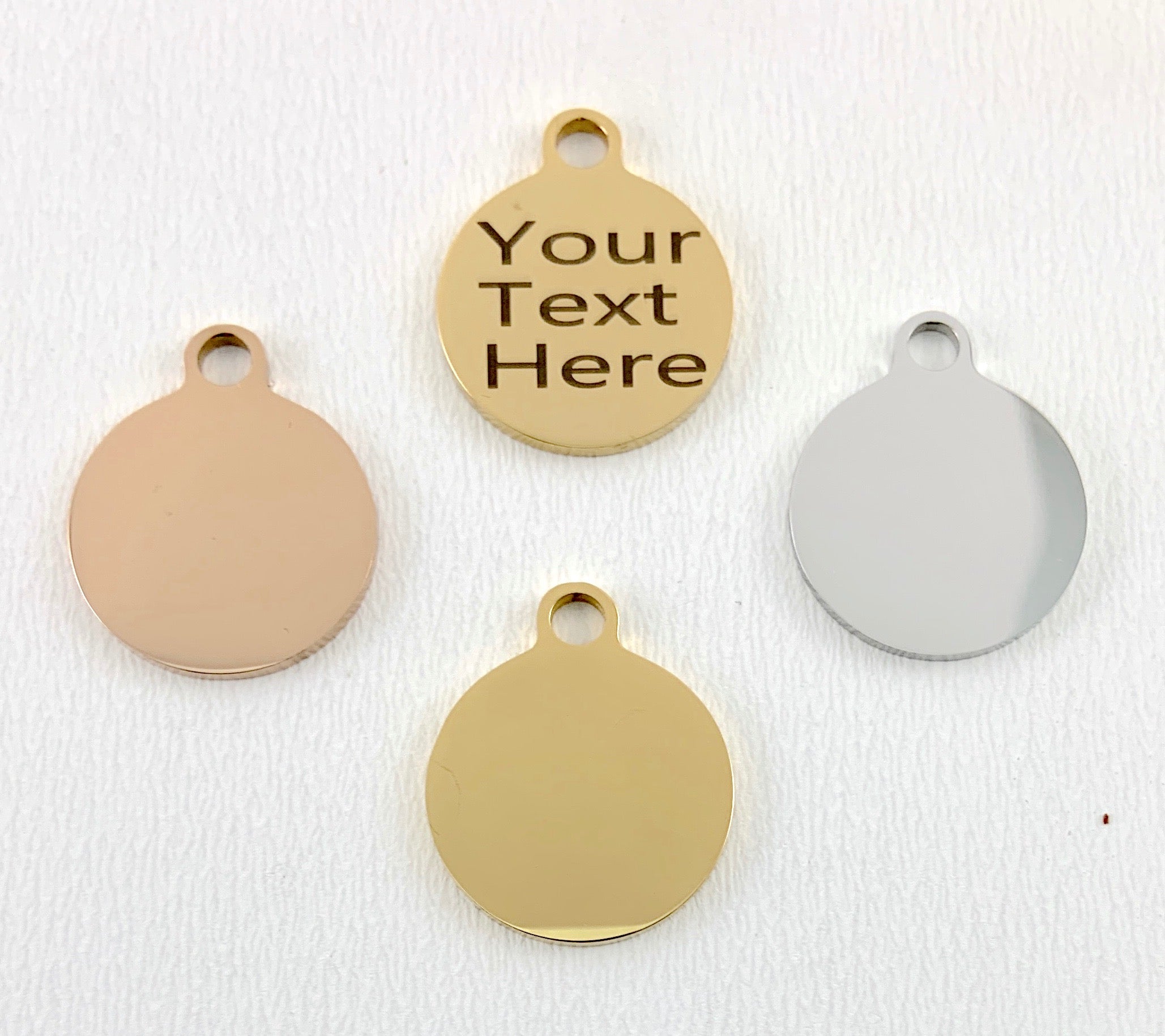 Custom Engraved Double Sided Charm | Bellaire Wholesale