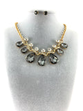 Elegant Teardrop Crystal Necklace | Bellaire Wholesale