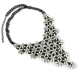 Flower Shape Necklace, Ivory | Bellaire Wholesale