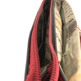 Burgundy Chain Detail Faux Leather Clutch | Bellaire Wholesale