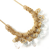 Gold Crystal Drop Necklace | Bellaire Wholesale