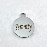 Serenity Round Personalized Charm | Bellaire Wholesale