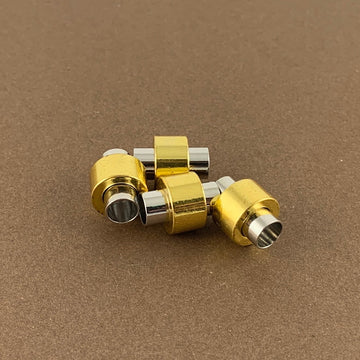 Gold Plated Leather Jewelry Magnetic Locks 2 sets | Bellaire Wholesale