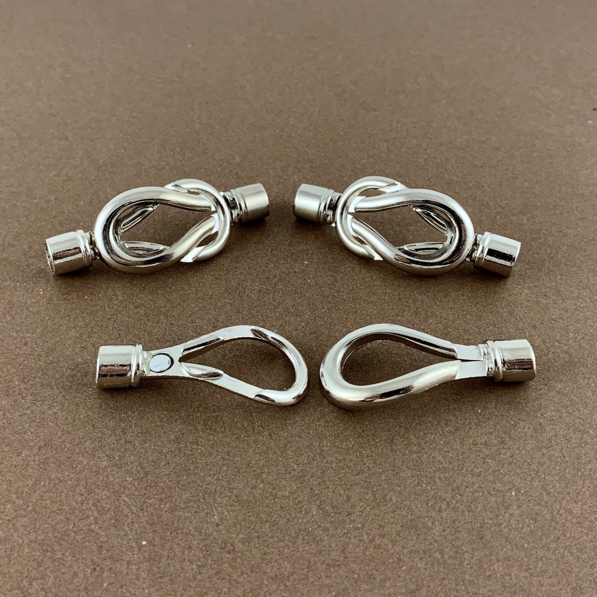 Knot Magnetic Jewelry Clasps 2 sets | Bellaire Wholesale
