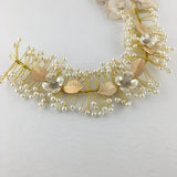 Gold Flexible Pearl Hair Vine, Bridal Hair Piece | Bellaire Wholesale