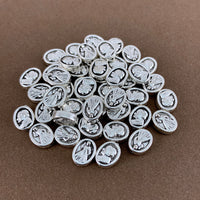 Alloy Catholic Beads, Antique Silver Bead | Bellaire Wholesale