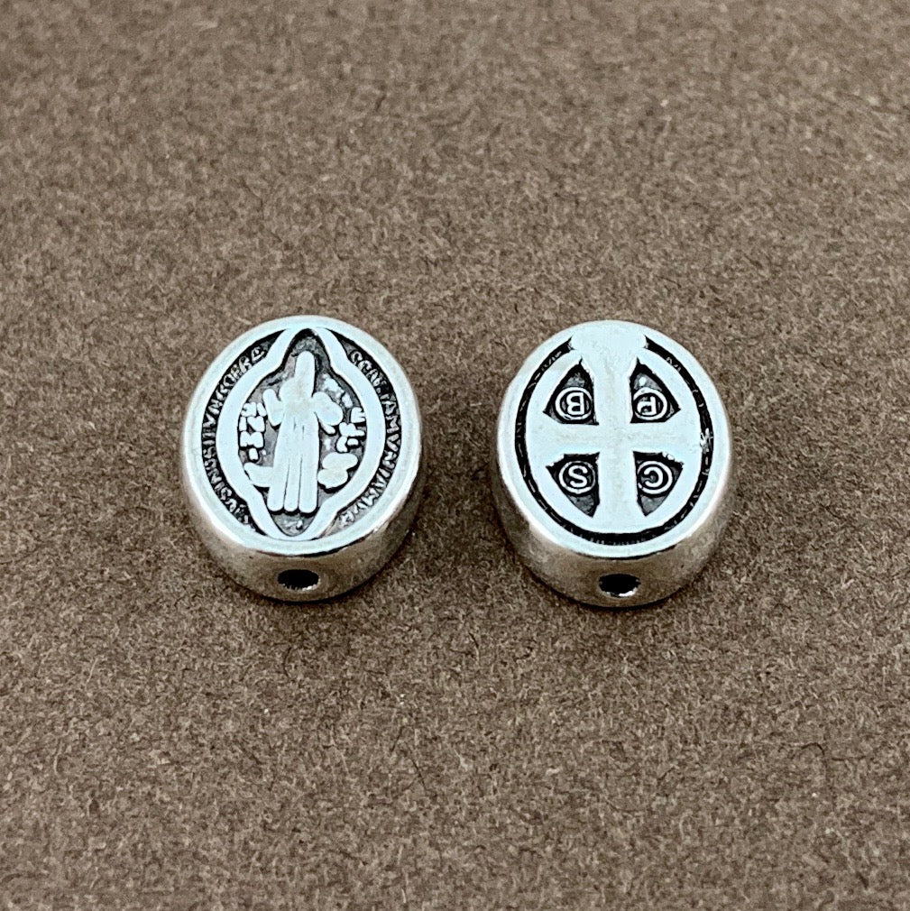 Alloy Catholic Beads, Antique Silver Bead | Bellaire Wholesale