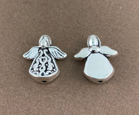 Angel Beads with Wings, Antique Silver Bead | Bellaire Wholesale