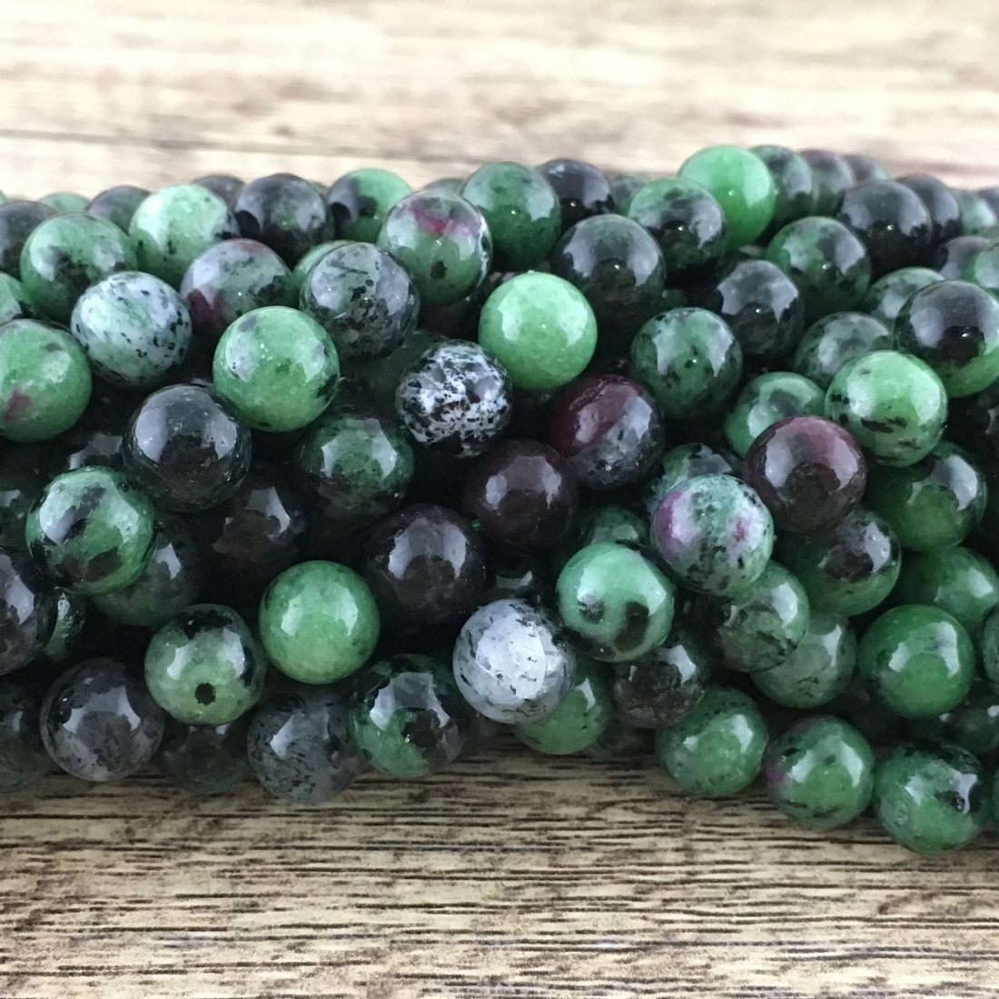 10mm Epidote Beads | Bellaire Wholesale