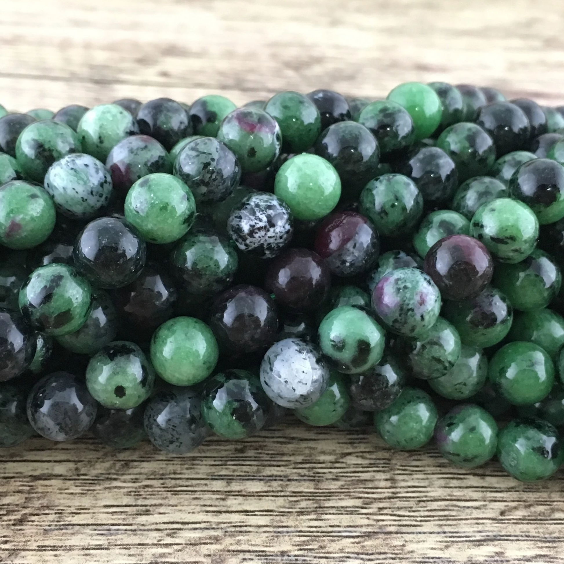 4mm Epidote Beads | Bellaire Wholesale