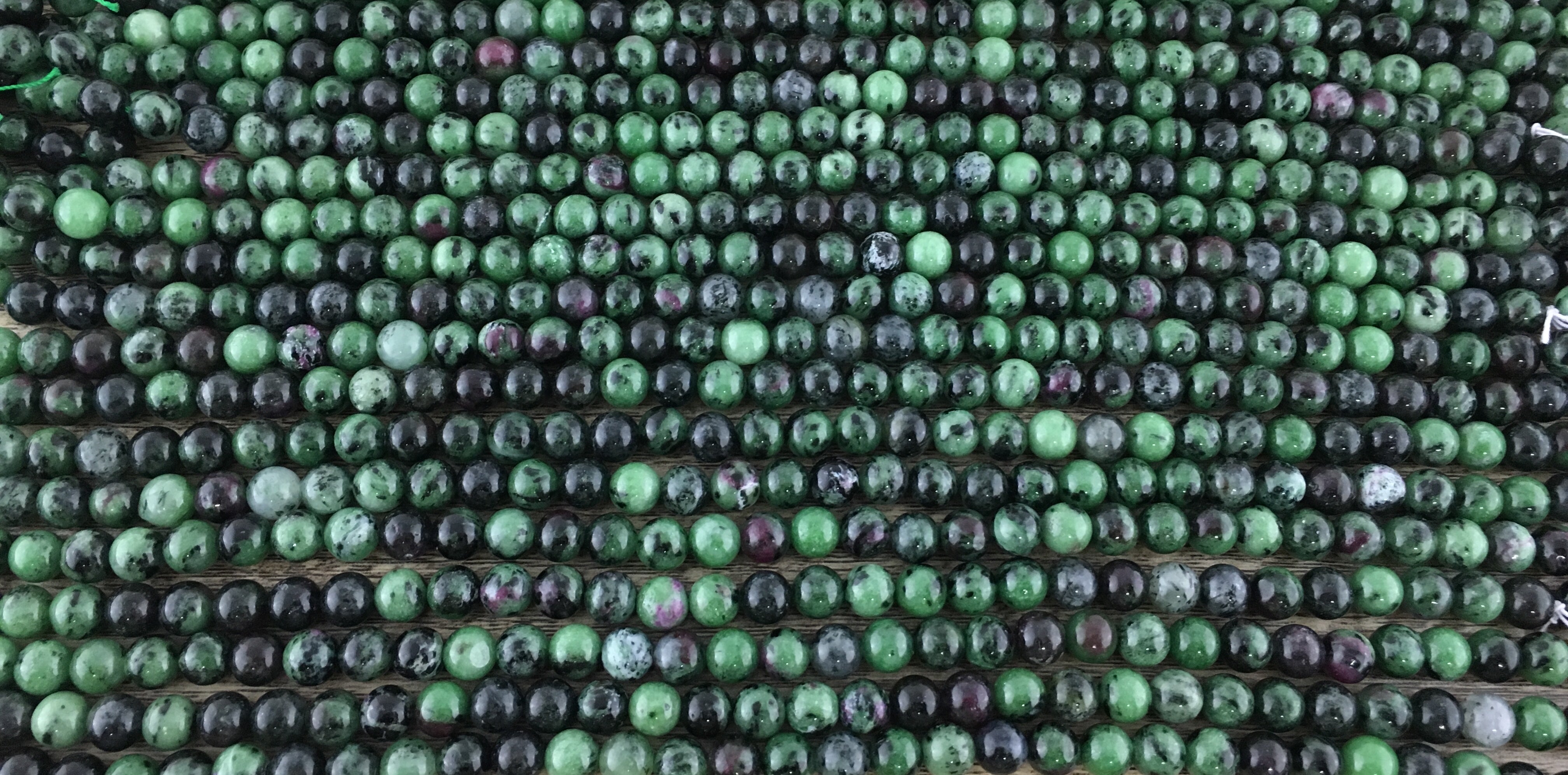 6mm Epidote Beads | Bellaire Wholesale