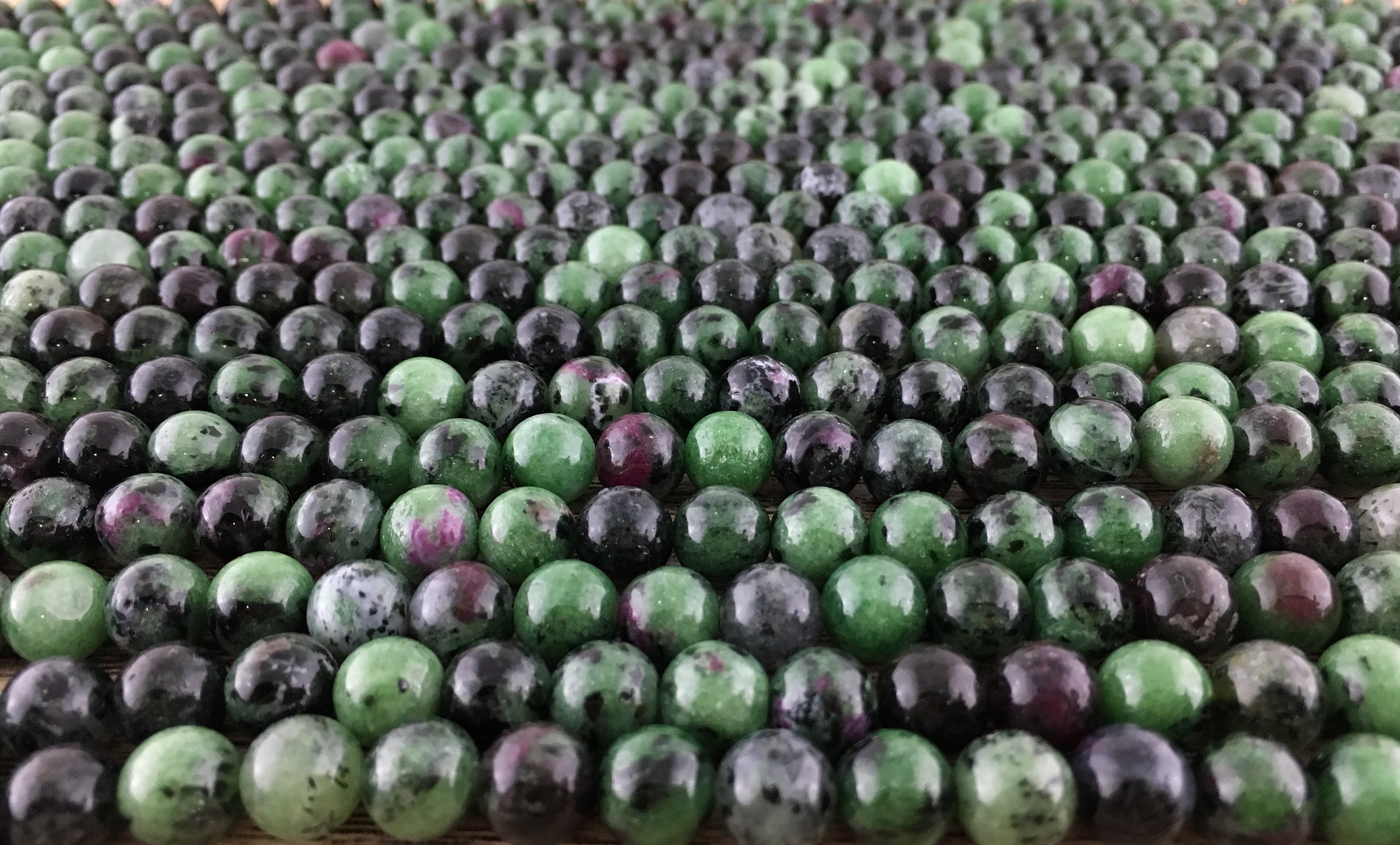 4mm Epidote Beads | Bellaire Wholesale