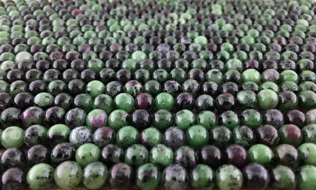 12mm Epidote Beads | Bellaire Wholesale
