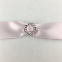 Silver Round Invitation Buckle Embellishments | Bellaire Wholesale