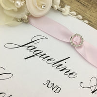 Silver Round Invitation Buckle Embellishments | Bellaire Wholesale