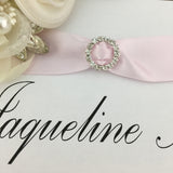 Silver Round Invitation Buckle Embellishments | Bellaire Wholesale