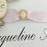 Gold Round Invitation Buckle Embellishments | Bellaire Wholesale