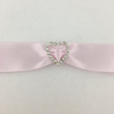 Silver Heart Invitation Buckle Embellishments | Bellaire Wholesale
