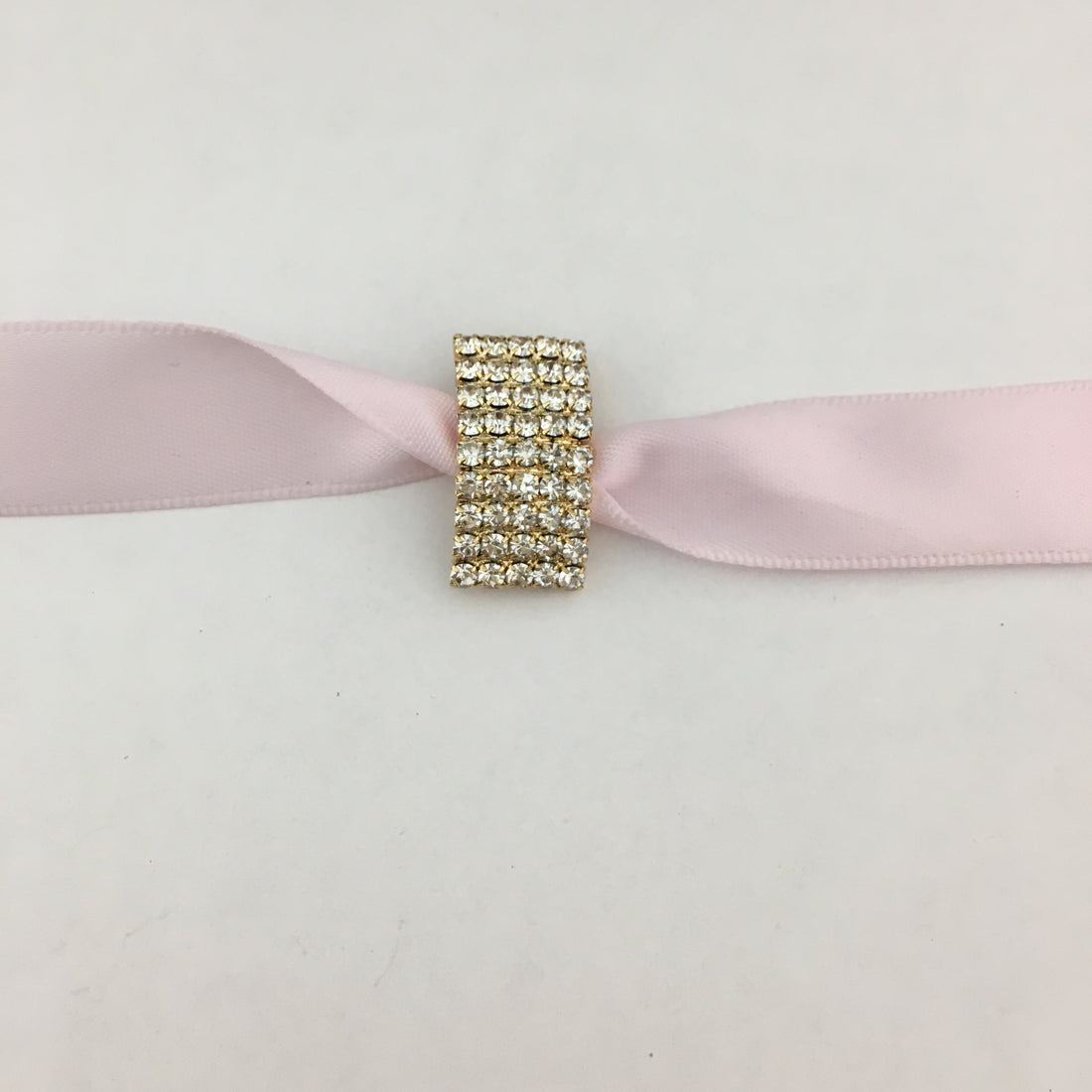 Gold Rectangle Invitation Buckle Embellishments | Bellaire Wholesale