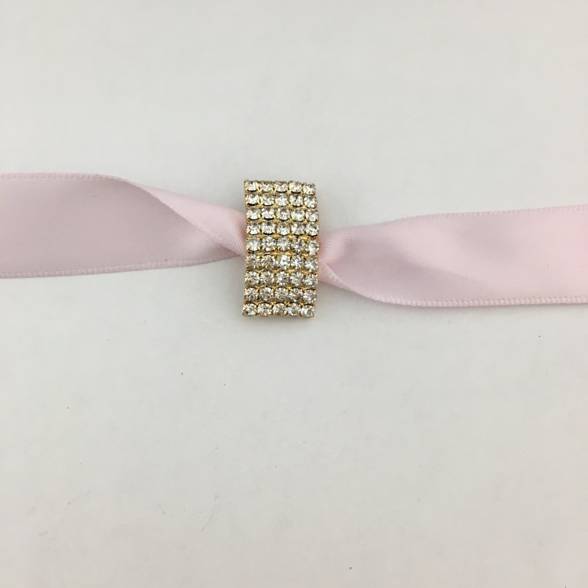 Gold Rectangle Invitation Buckle Embellishments | Bellaire Wholesale