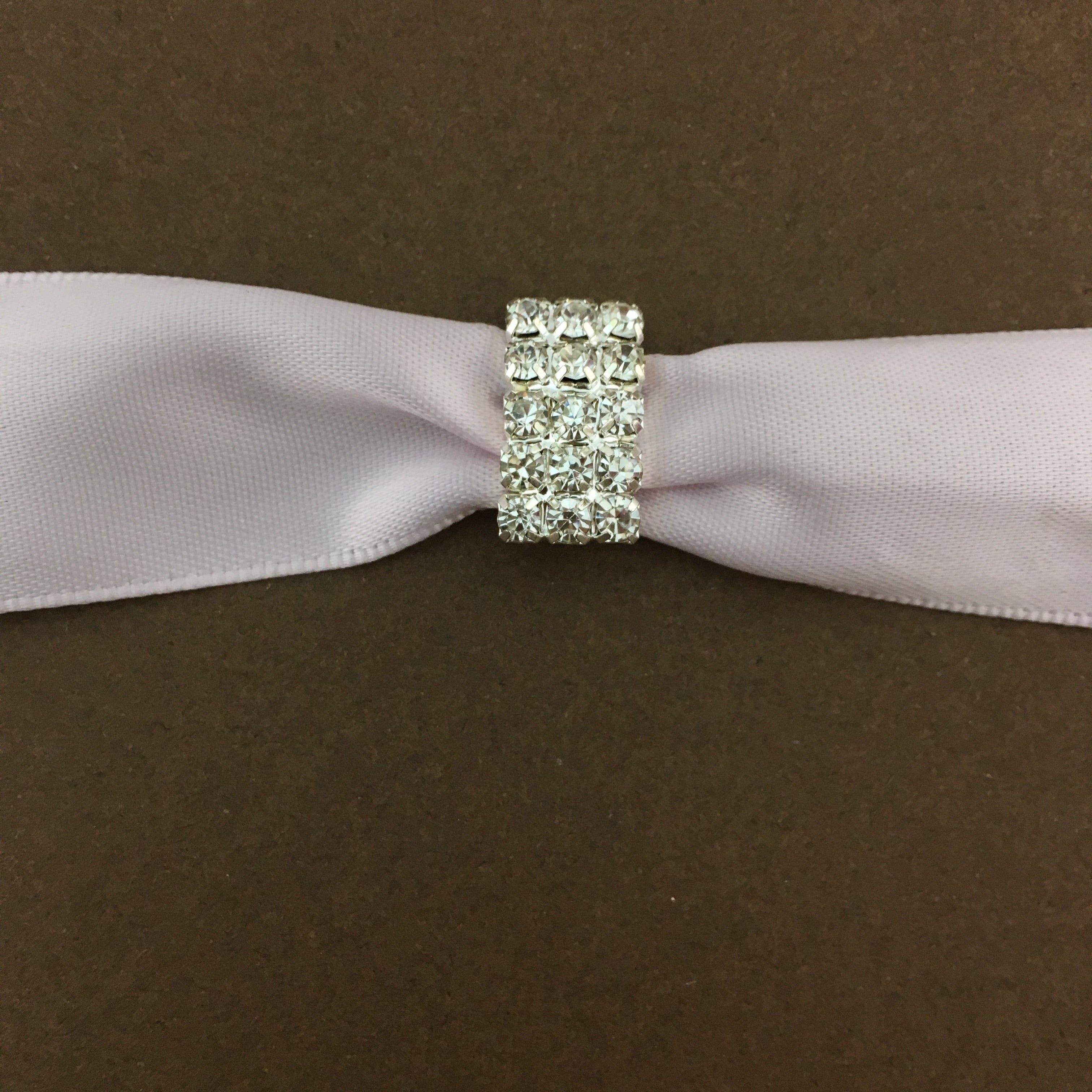 Silver Rectangle Invitation Buckle Embellishments | Bellaire Wholesale