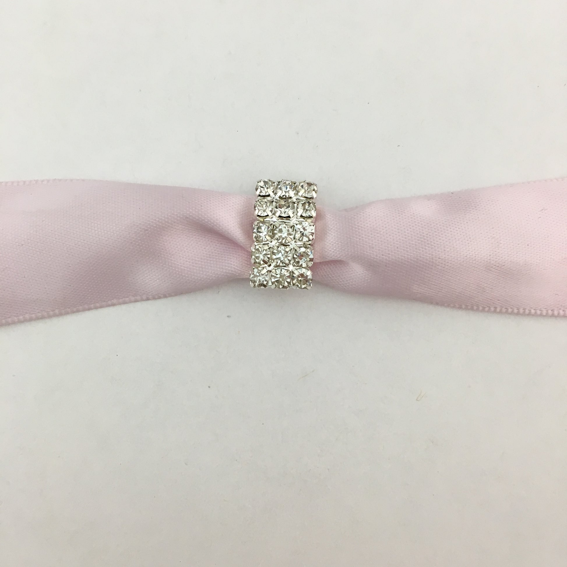Silver Rectangle Invitation Buckle Embellishments | Bellaire Wholesale